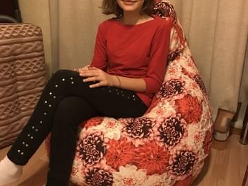 цветочный кресло мешок в подарок для дочери